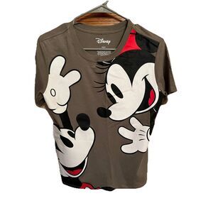 Disney Mickey and Minnie Mouse T-Shirt Short Sleeve Tee Size Small Kidcore